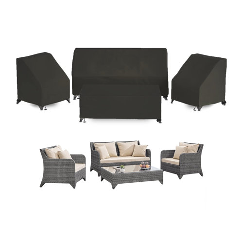 Hokku Designs Outdoor Conversation Set Cover Wayfair